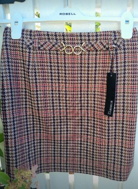 Hovedbilde Gardeur rutete skjørt med ull