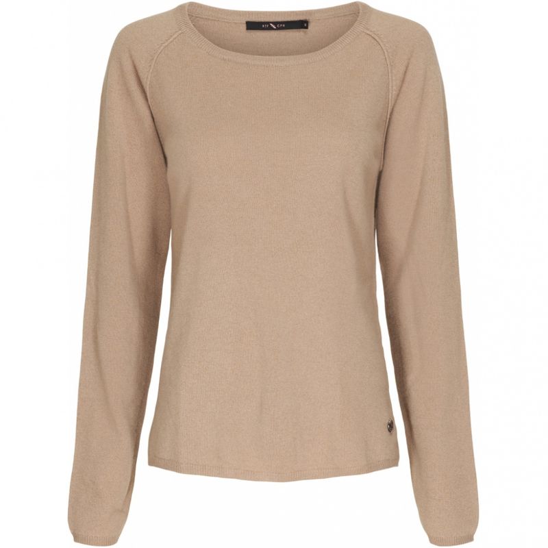 Cashmere Pullover Satin Beige