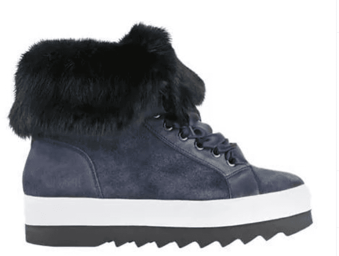 Hovedbilde Blå Hogl foret Vintersko