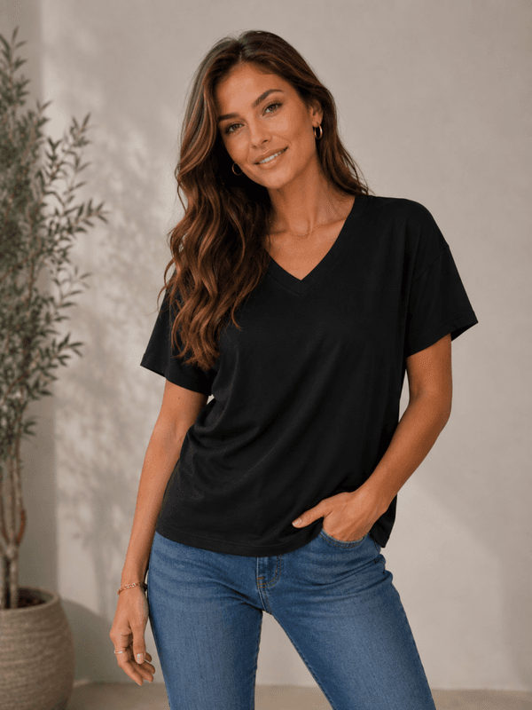 Sort T shirt