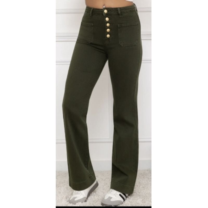 Lecoco Army grønn jeans