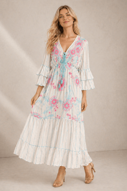 Hovedbilde Chanelle Dress turkis rosa