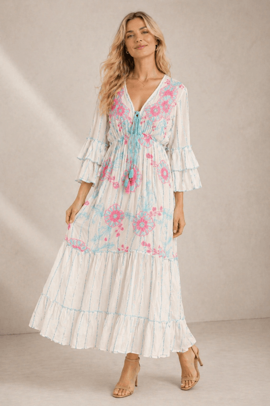 Chanelle Dress turkis rosa