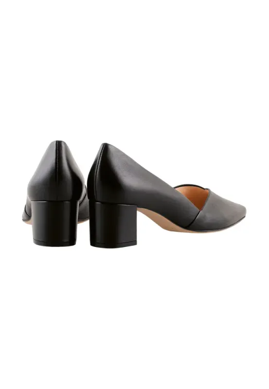 Hogl sorte pumps i skinn