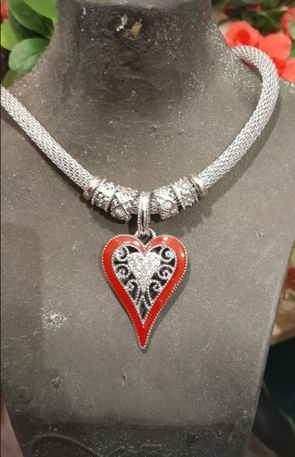 Hovedbilde Hjerter Hals Smykke