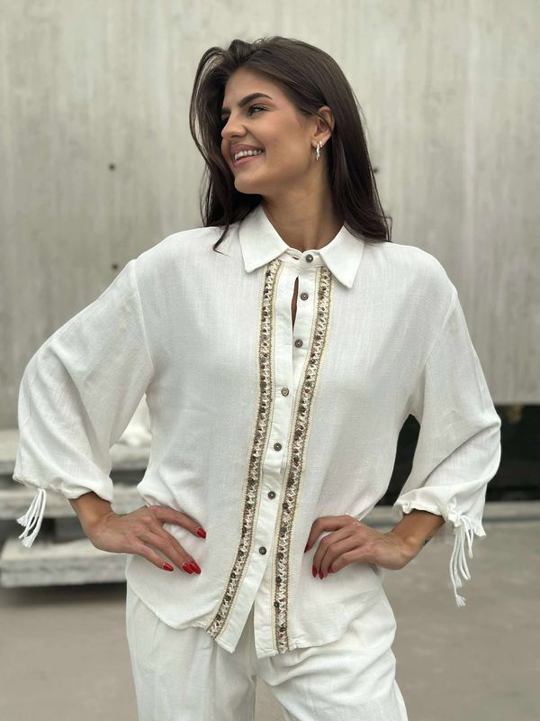Pepper Tilla Bluse Hvit